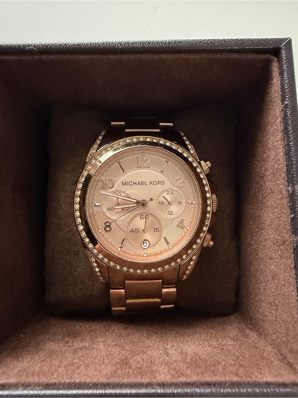 Michael Kors, MK5263, Blair Women’s Watch multi-function dial Rose Gold finish.